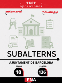 Material d'estudi TEMARIS i TEST per a Oposició Subalterns Ajuntament de Barcelona