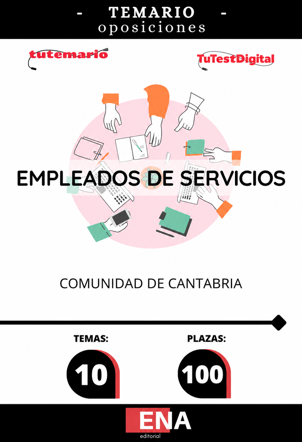 Libros Oposición 100 Empleados de Servicios de la Comunidad de Cantabria